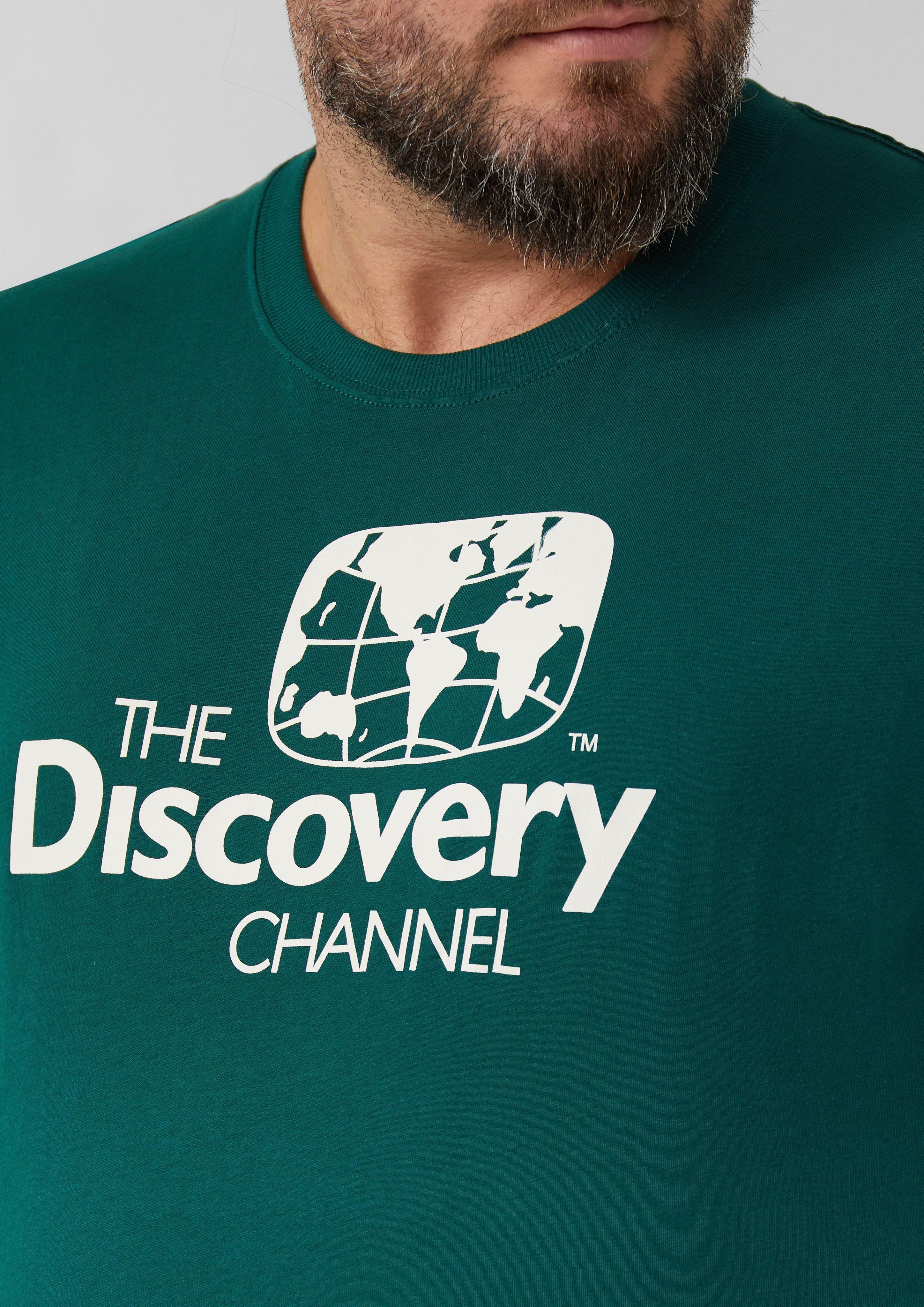 s.Oliver Kurzarmshirt T-Shirt mit Discovery™-Print günstig online kaufen