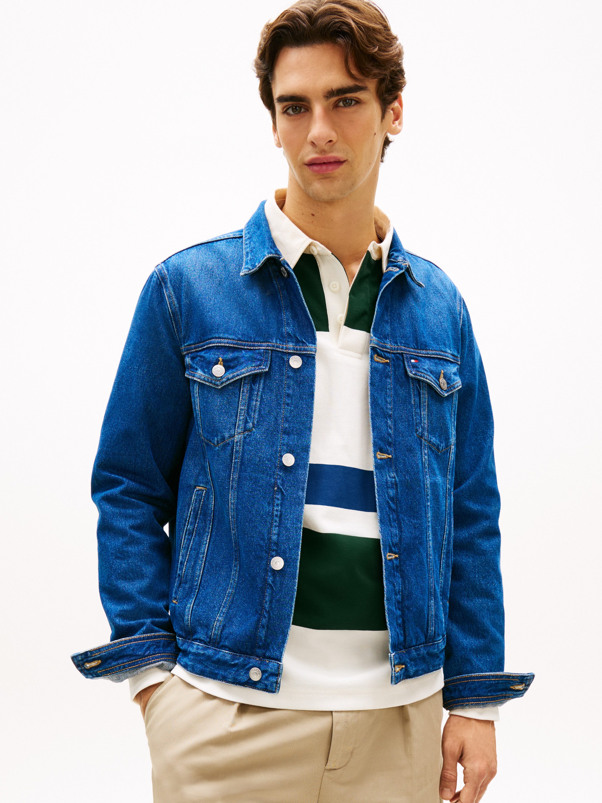 Tommy Hilfiger Jeansjacke REGULAR TRUCKER Icon Denimjacket Jeansjacke im kl günstig online kaufen