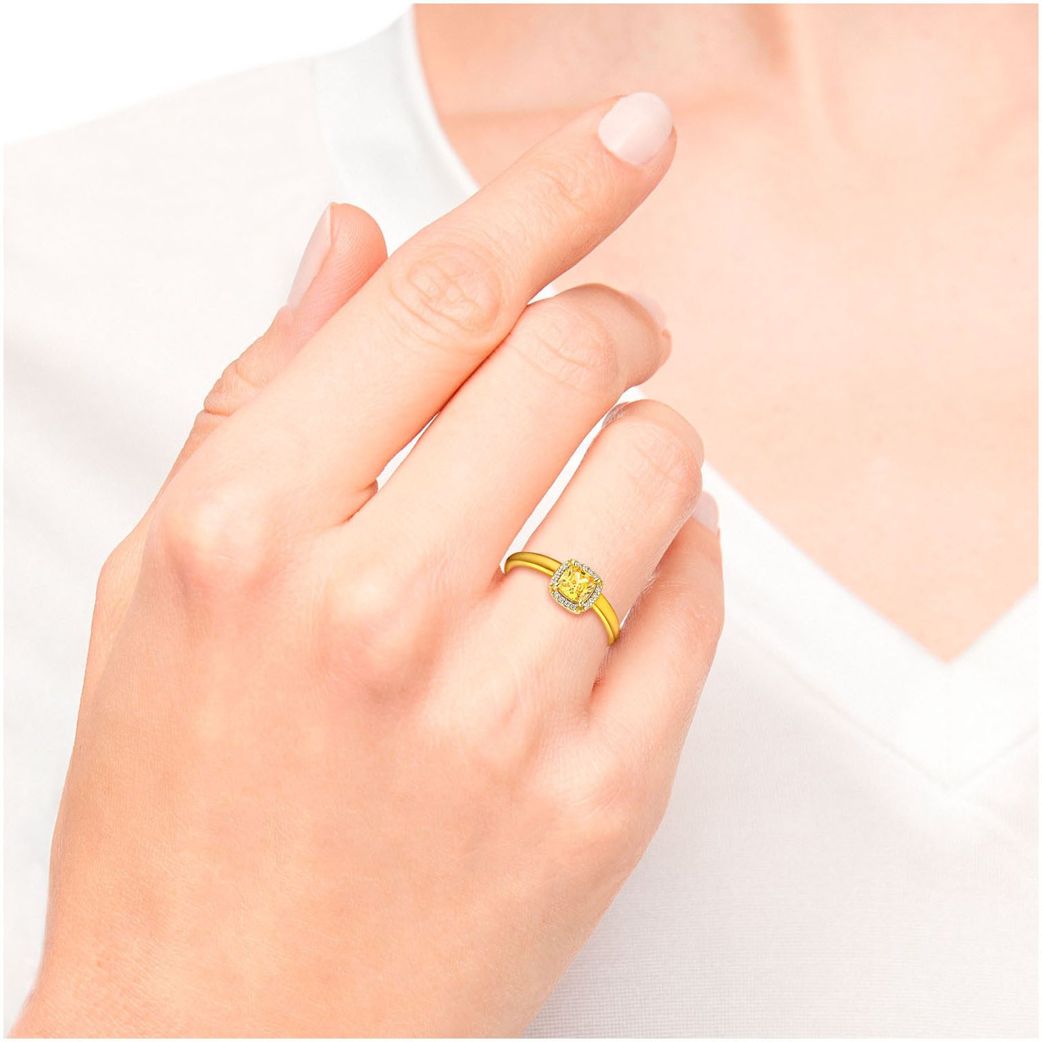 s.Oliver Fingerring, mit Zirkonia (synth)