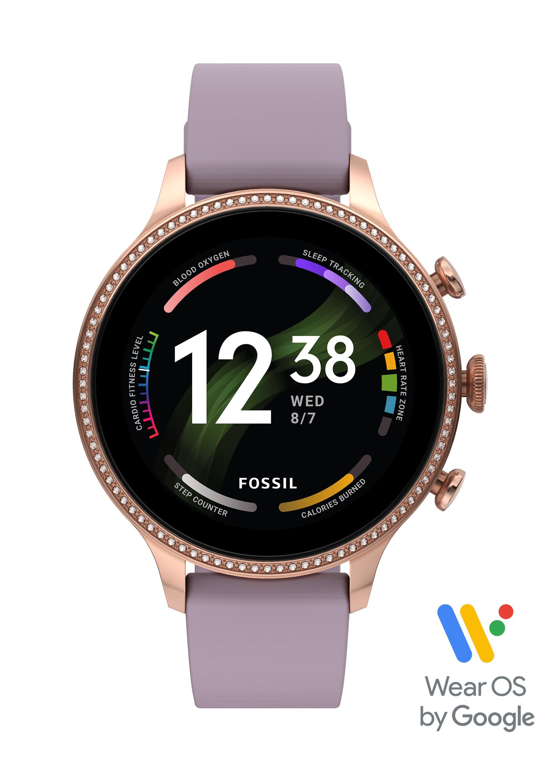 Fossil Smartwatches GEN 6, FTW6080 Smartwatch (Wear OS by Google)