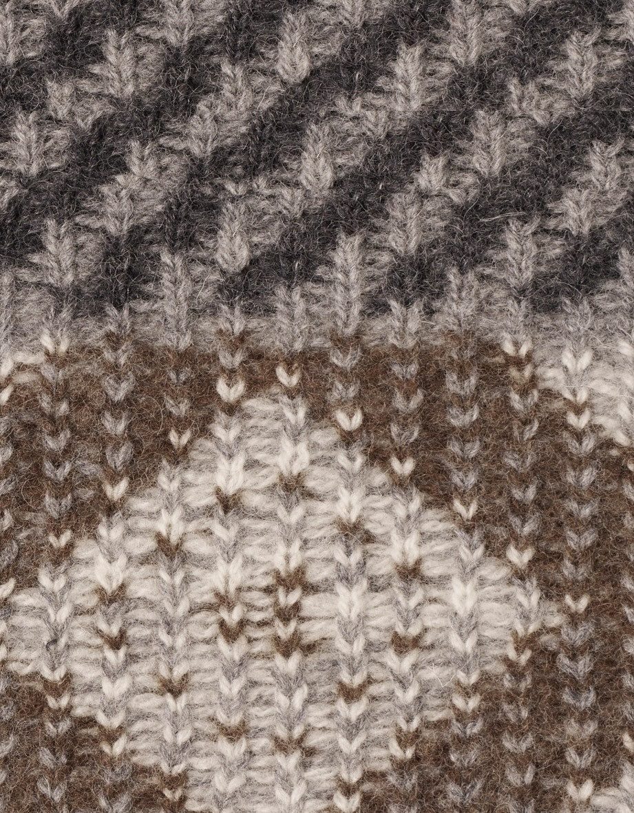 bugatti Norwegerpullover Regular Fit mit Stehkragen