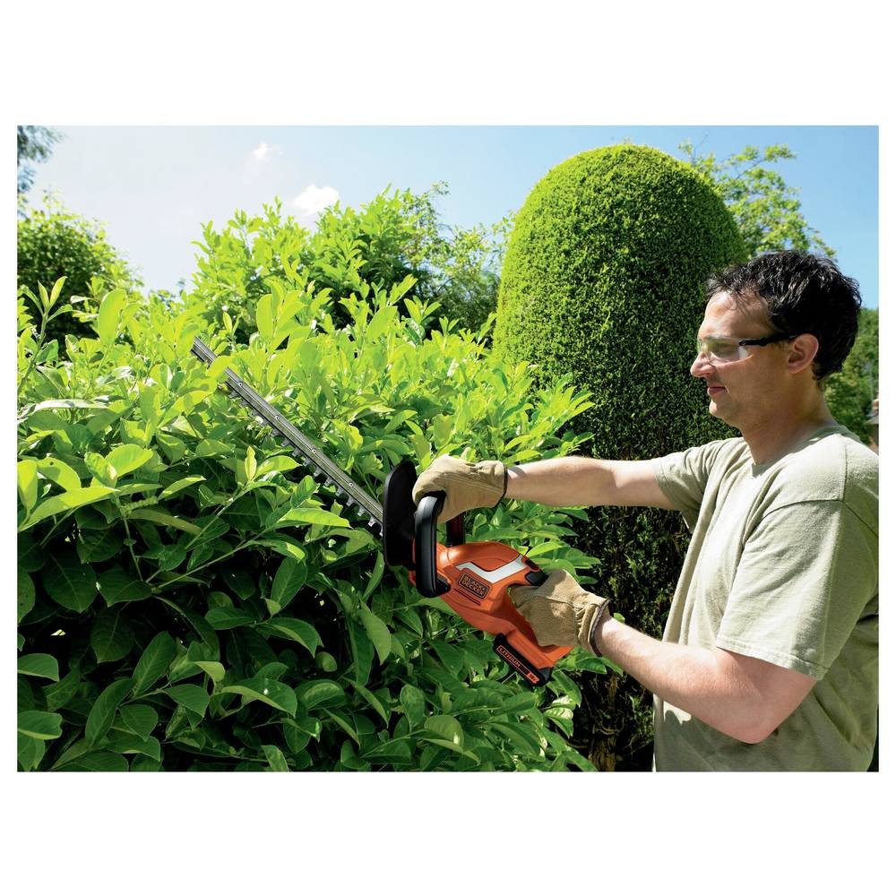 Black + Decker Heckenschere Akku Akku-Heckenschere inkl. Akku, inkl. Ladegerät 18 V Li-Ion 450 mm, inkl. Akku, inkl. Ladegerät
