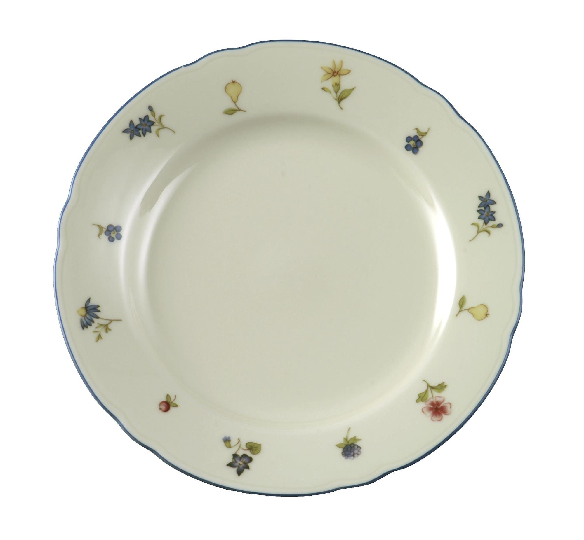 Seltmann Weiden Geschirr-Set Brotteller 17 cm Fahne Marie Luise Streublume 30308 von Seltmann Weide, Porzellan