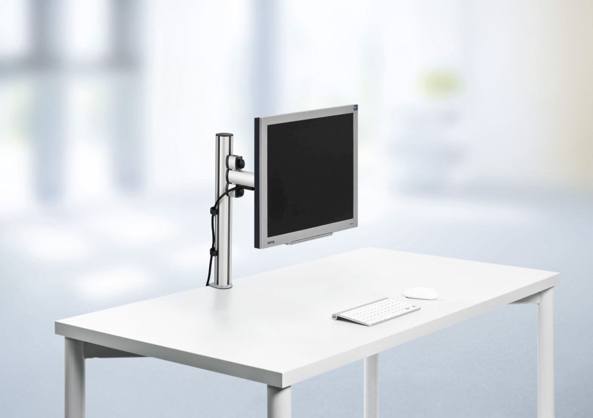 NOVUS Monitor-Halterung Monitorhalter TSS Single Tragschlitten 250 silber