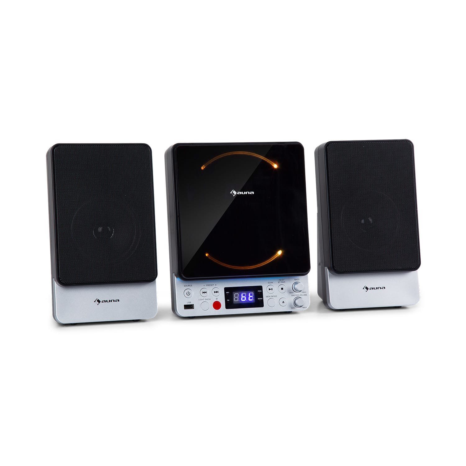 Auna »Microstar Microsystem Vertikalanlage CD-Player Bluetooth USB-Port  Fernbedienung« Stereoanlage (UKW-Radio mit 30 Senderspeicherplätzen, 4 W,  Wandmontage, front-loading CD-Player mit automatischem Öffnungsmechanismus)  online kaufen | OTTO