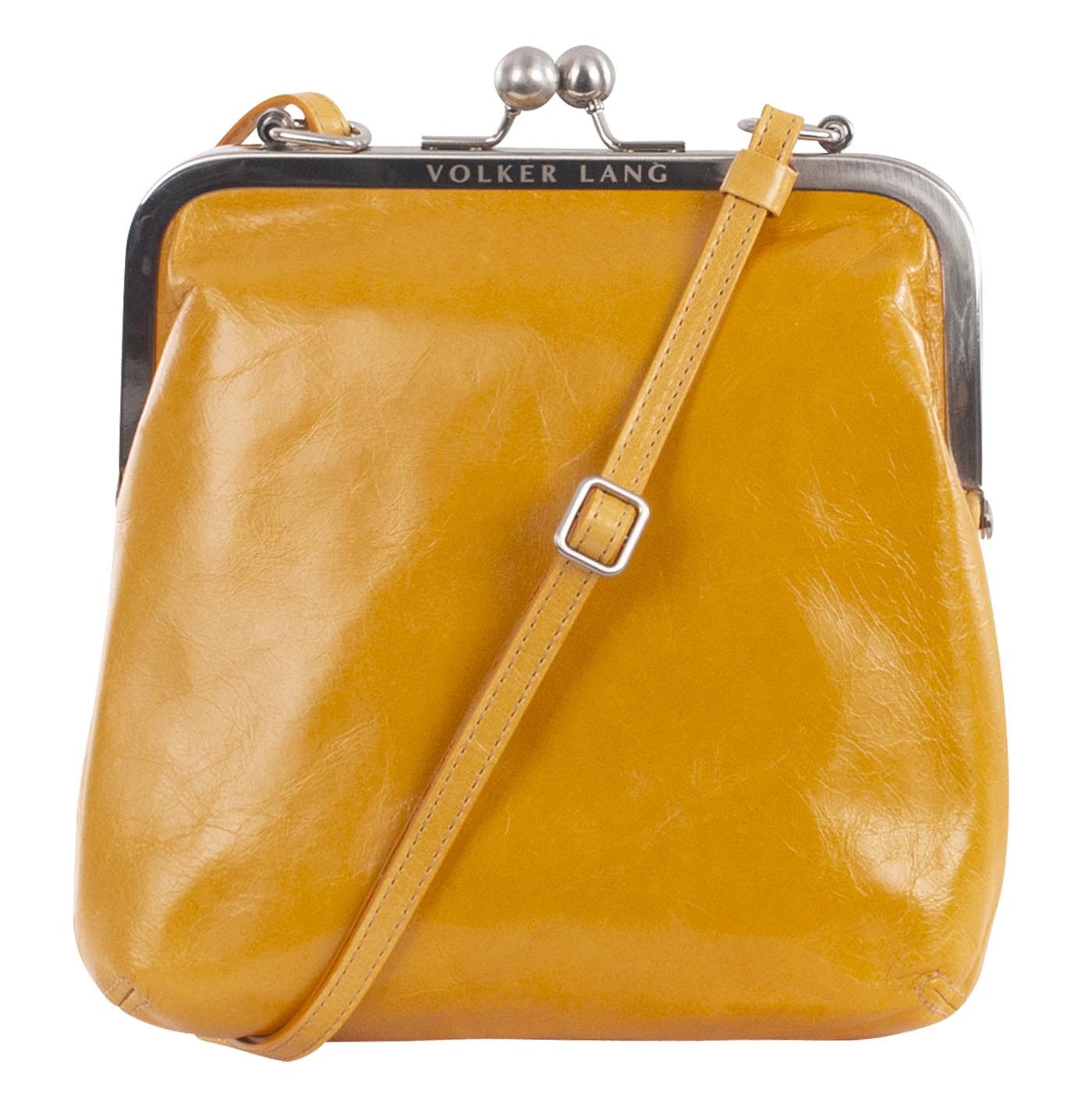 VOLKER LANG Schultertasche IDA  Elegante Damen Bügeltasche aus italienische günstig online kaufen