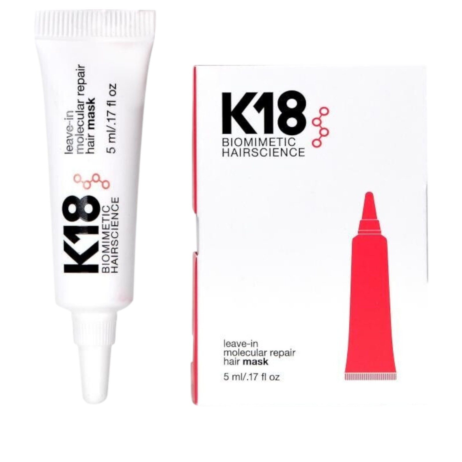 K18 Haarmaske K18 Leave-In Molecular Repair Hair Mask, 10-tlg.