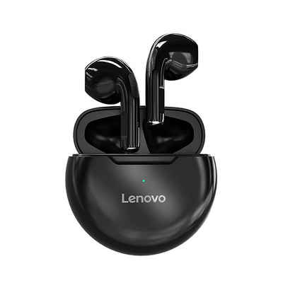 Lenovo HT38 mit Touch-Steuerung Bluetooth-Kopfhörer (True Wireless, Siri, Google Assistant, Bluetooth 5.0, kabellos, Stereo-Ohrhörer mit 250 mAh Наушники-Ladehülle - Schwarz)