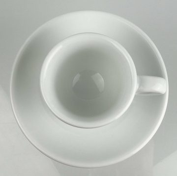 Ancap Espressotasse extra dickwandig, weiss, Made in Italy, Porzellan