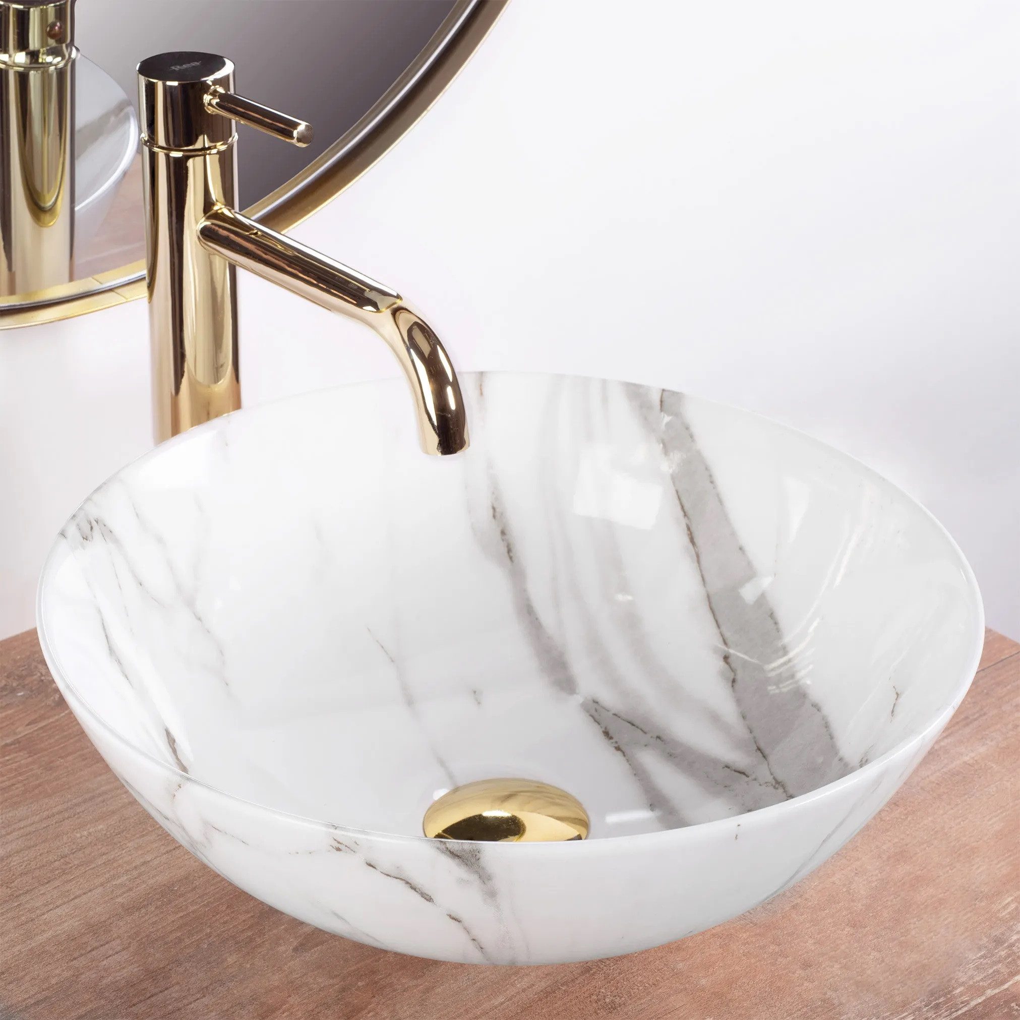 GTM Design Aufsatzwaschbecken Modern Waschbecken ohne günstig online kaufen