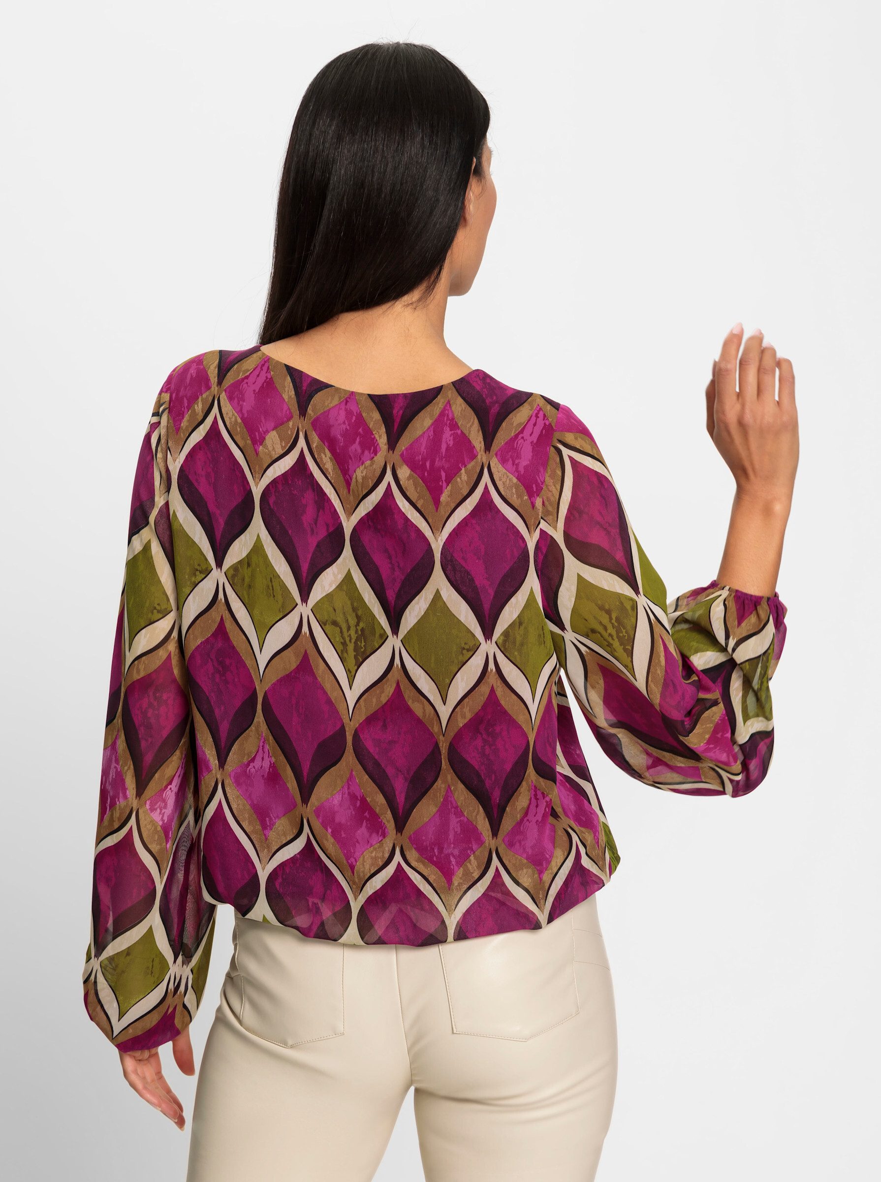 heine Klassische Bluse Druckbluse günstig online kaufen
