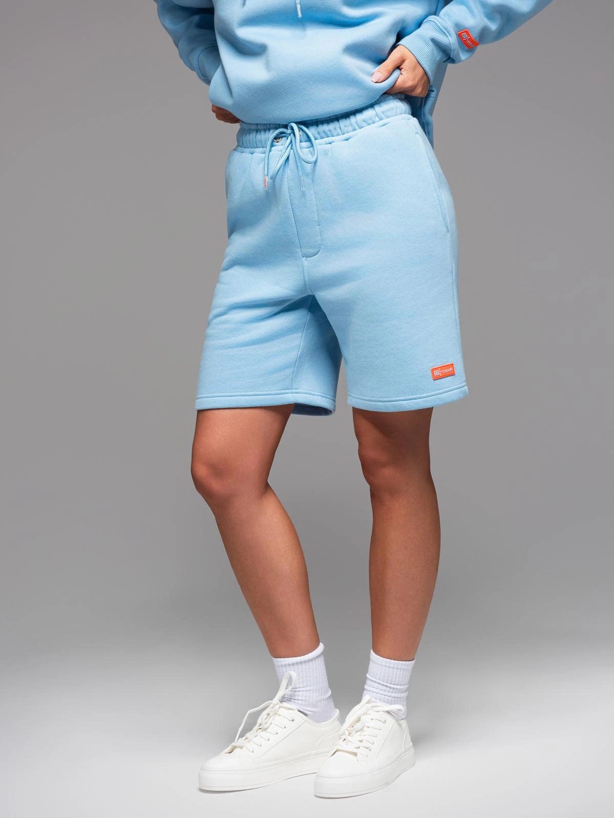 OMBRE Sweatshorts Unisex-Sweatshorts mit Kordelzug in der Taille
