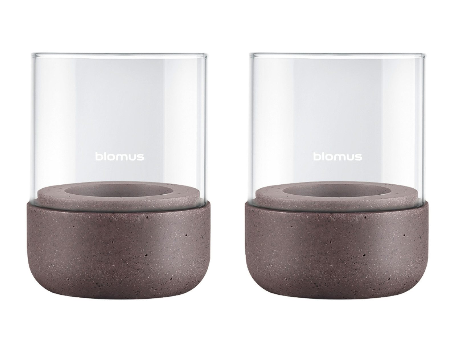 blomus Windlicht CALMA Windlicht cedar wood XS 2er Set