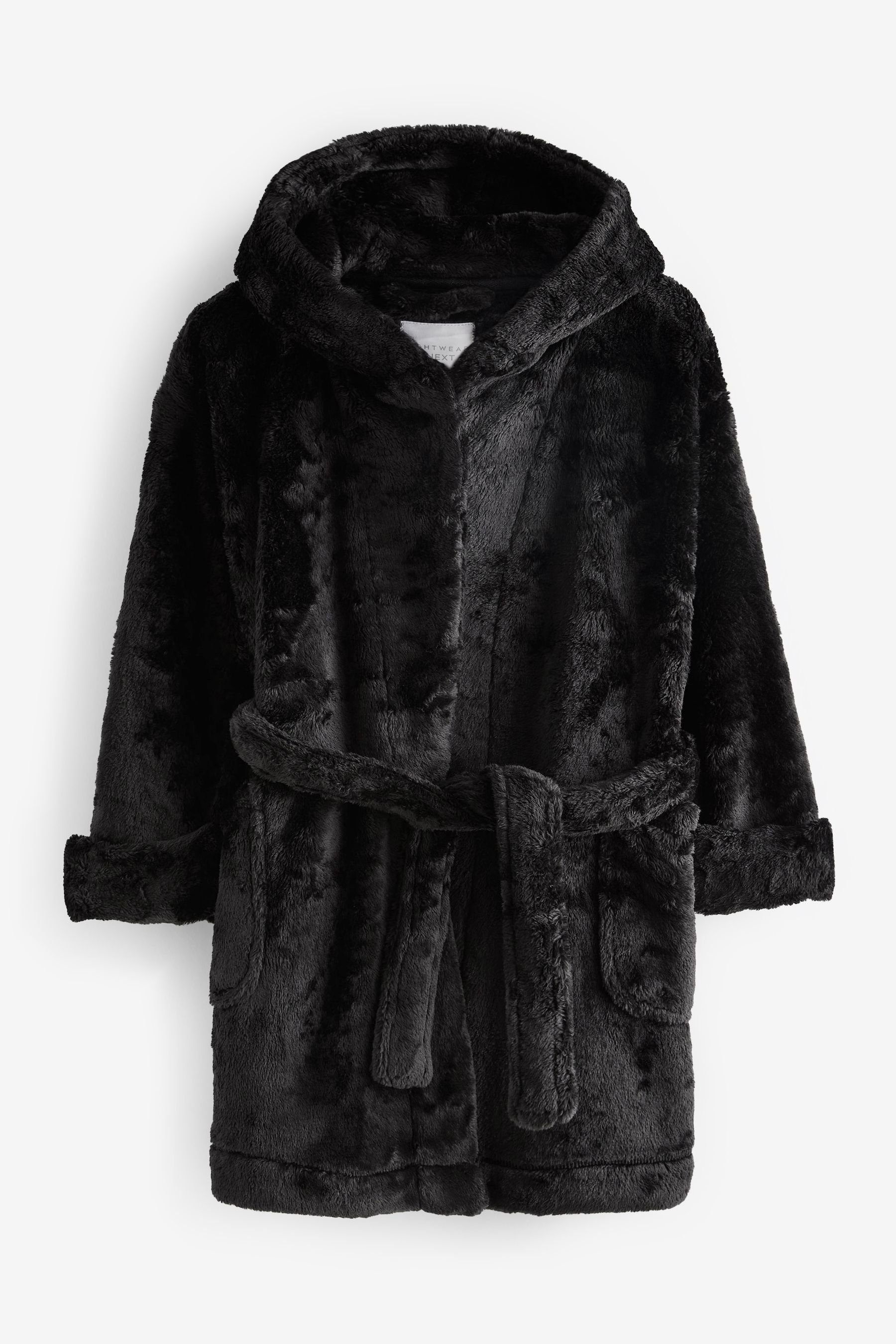 Next Kinderbademantel Weicher Fleece-Morgenmantel, Polyester (recycelt), Polyester