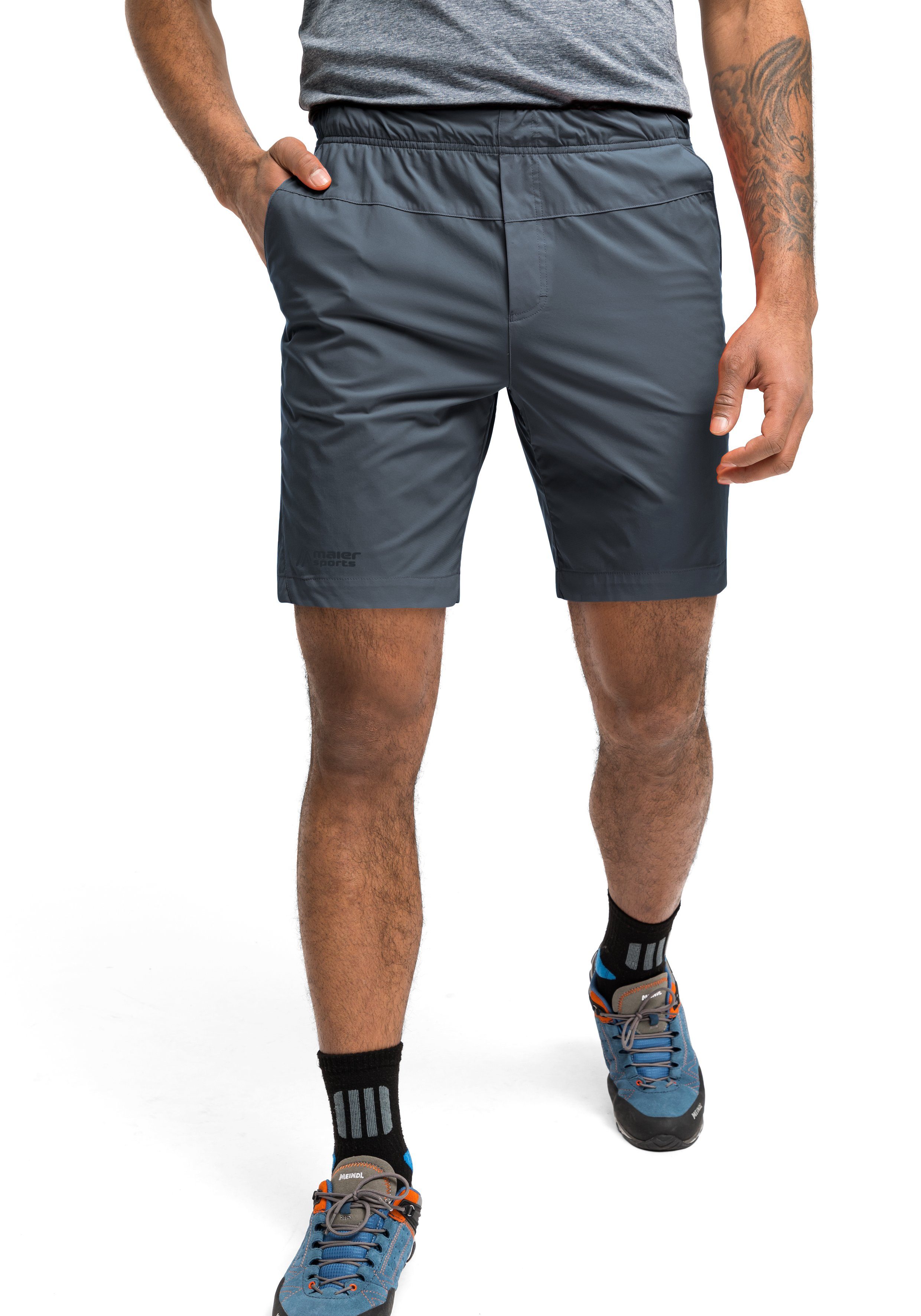 Short M Sports graublau Fortunit Funktionsshorts mit Technologie Maier dryprotec Robuste Outdoor-Bermuda