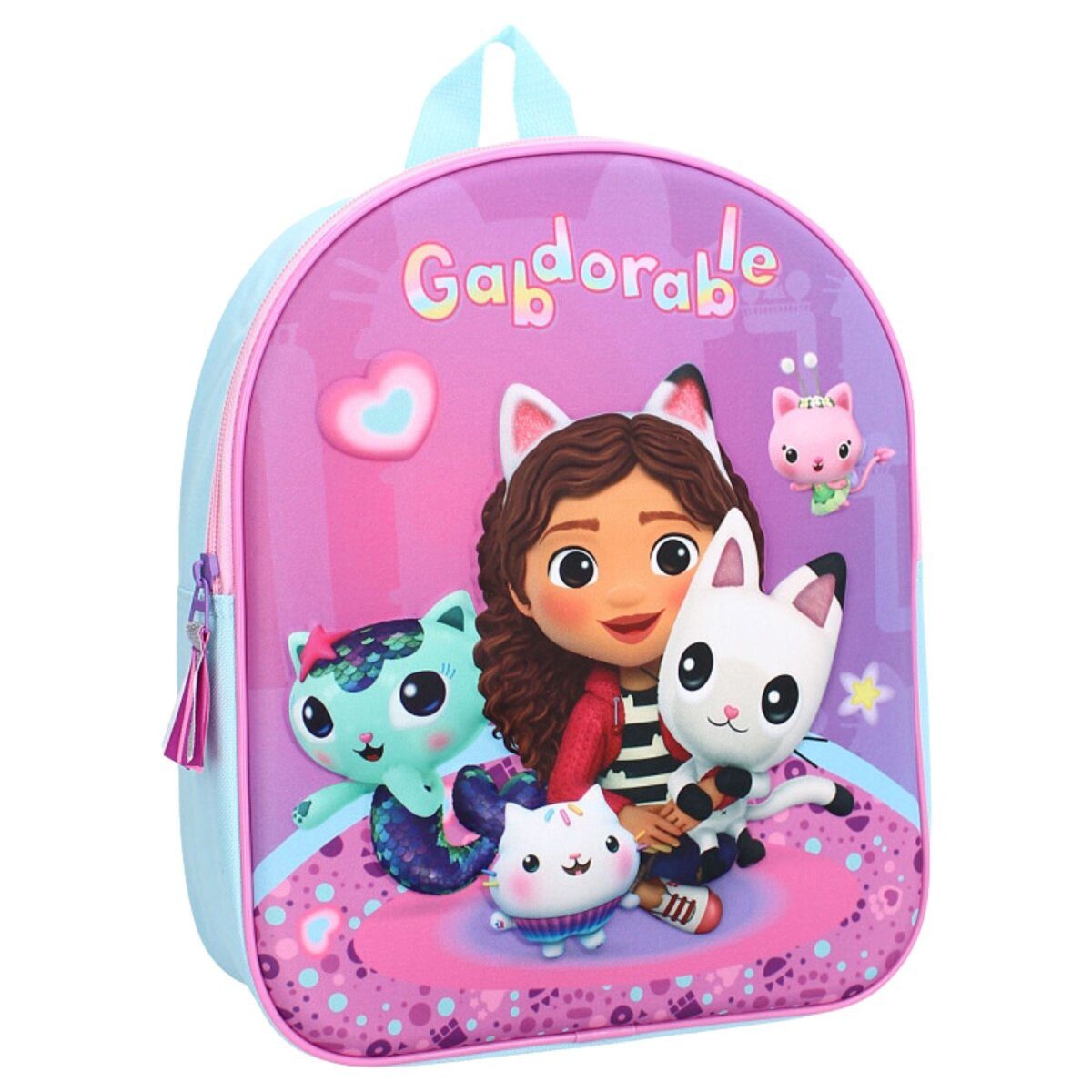 Kinderrucksack Gabby's Dollhouse 3D-Rucksack Schultasche für Kinder