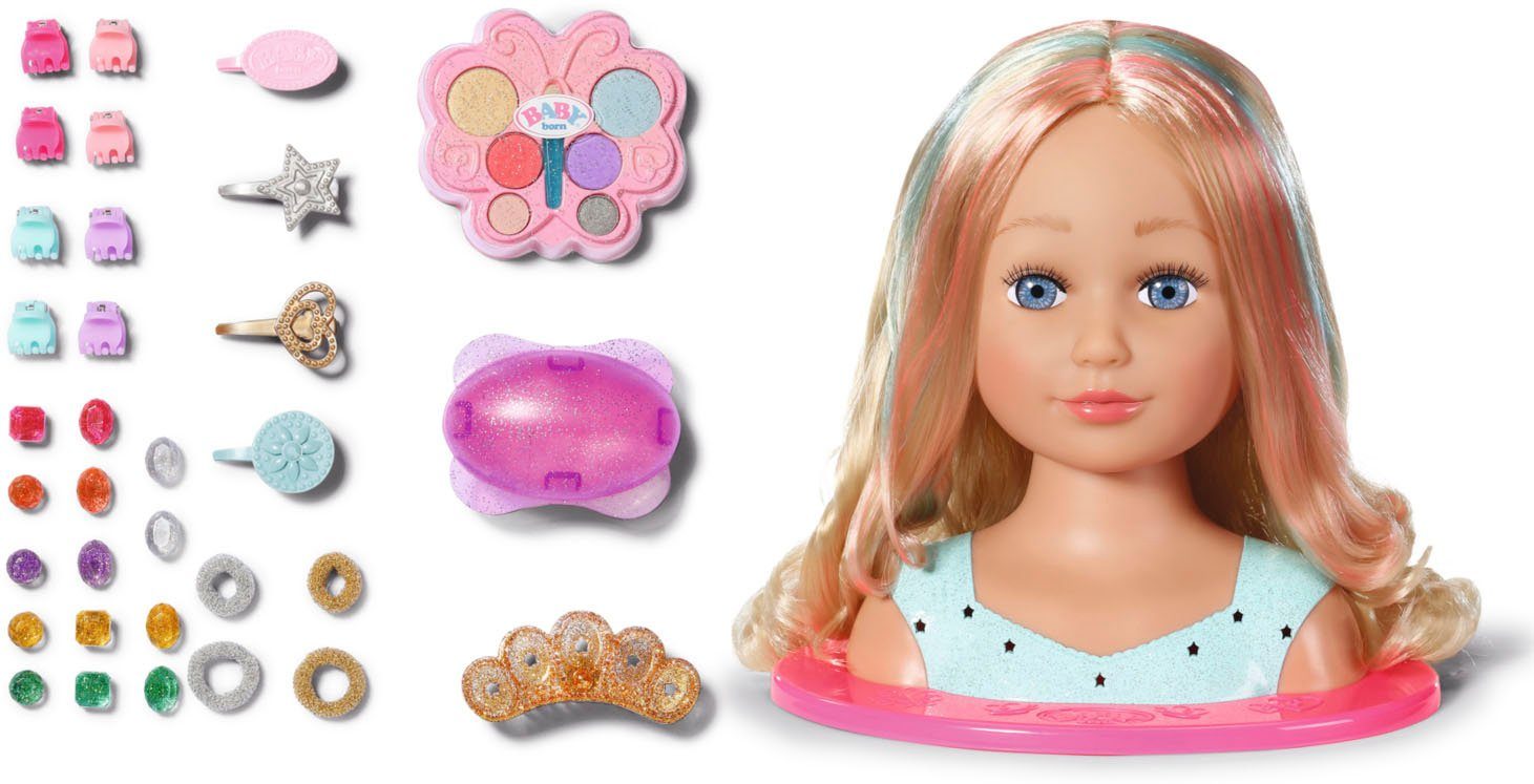 Baby Born Frisier- & Schminkkopf Sister Styling Head Prinzessin, mit Zubehö günstig online kaufen