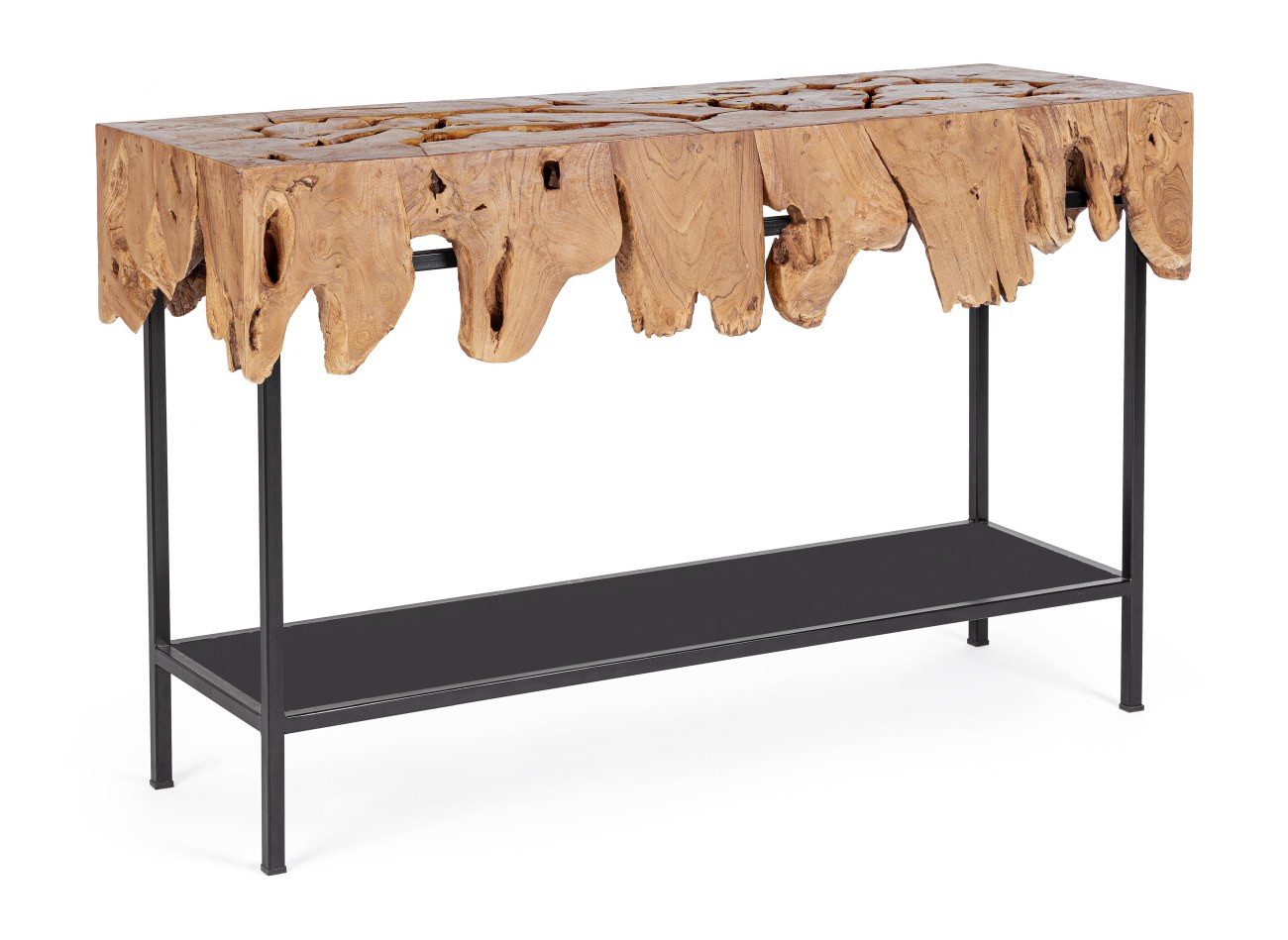 Bizzotto Konsole Grenada aus Teakholz, 120x40x77 cm