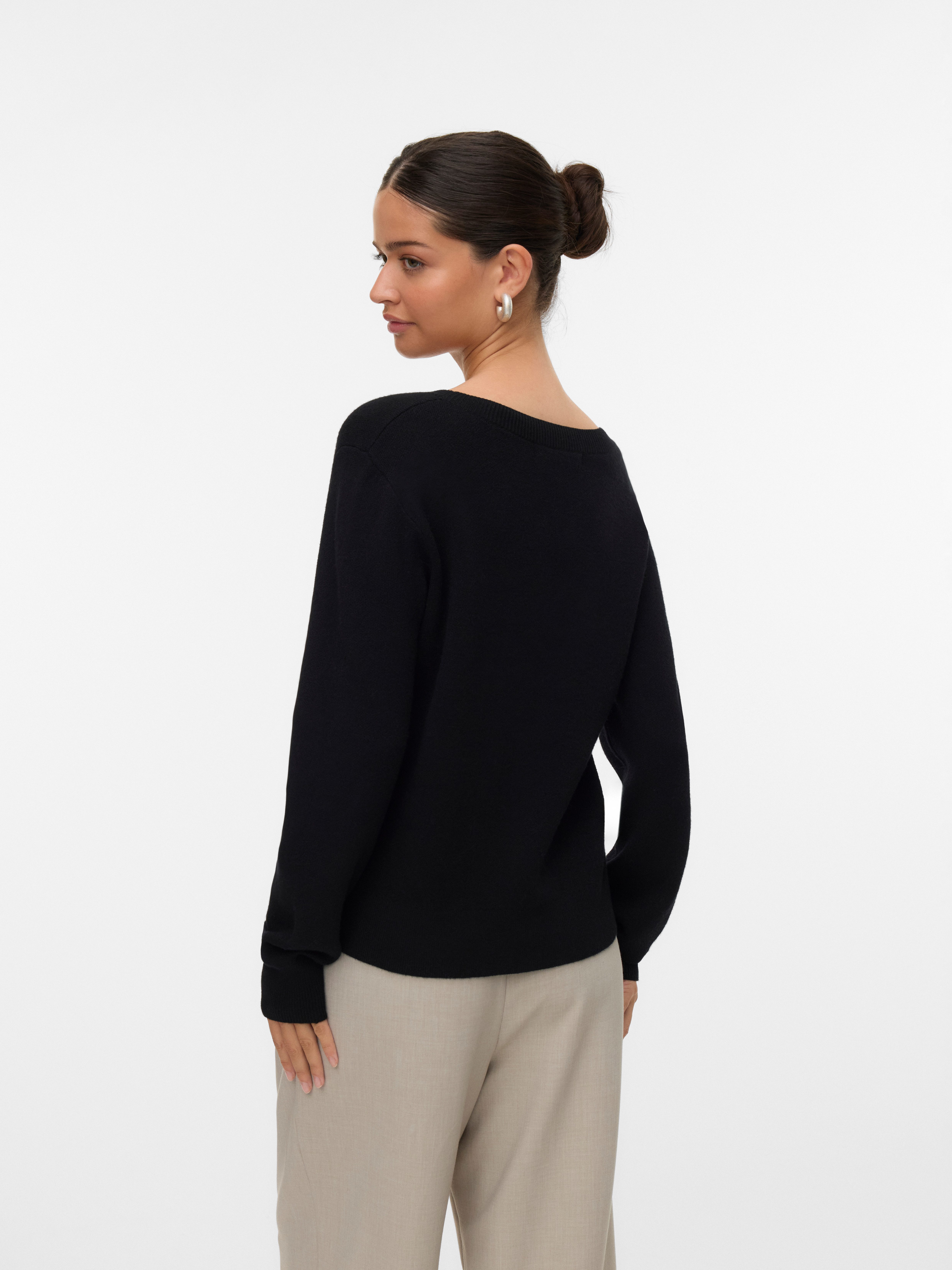 Vero Moda Strickjacke VMNANCY LS V-NECK CARDIGAN BOO günstig online kaufen