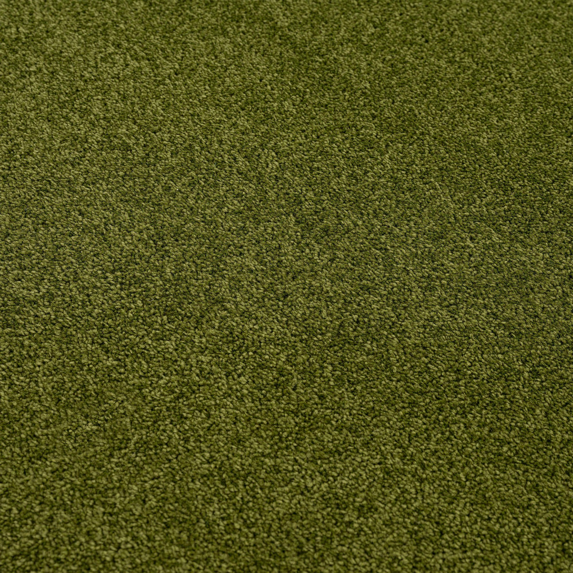 Teppich Uni, Sanat, rechteckig, grün große Kurzflorteppich, 13 robuster Höhe: Farbauswahl mm
