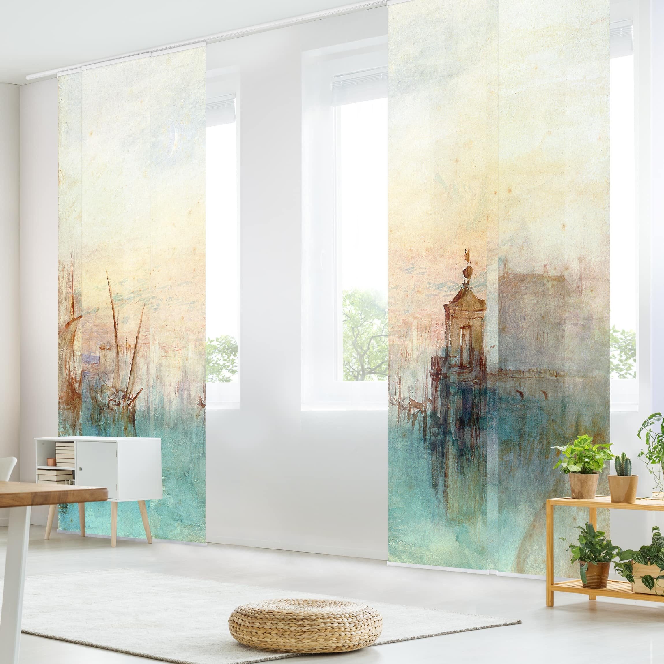Bilderdepot24 Schiebegardine modern Flächenvorhang blickdicht Turner günstig online kaufen
