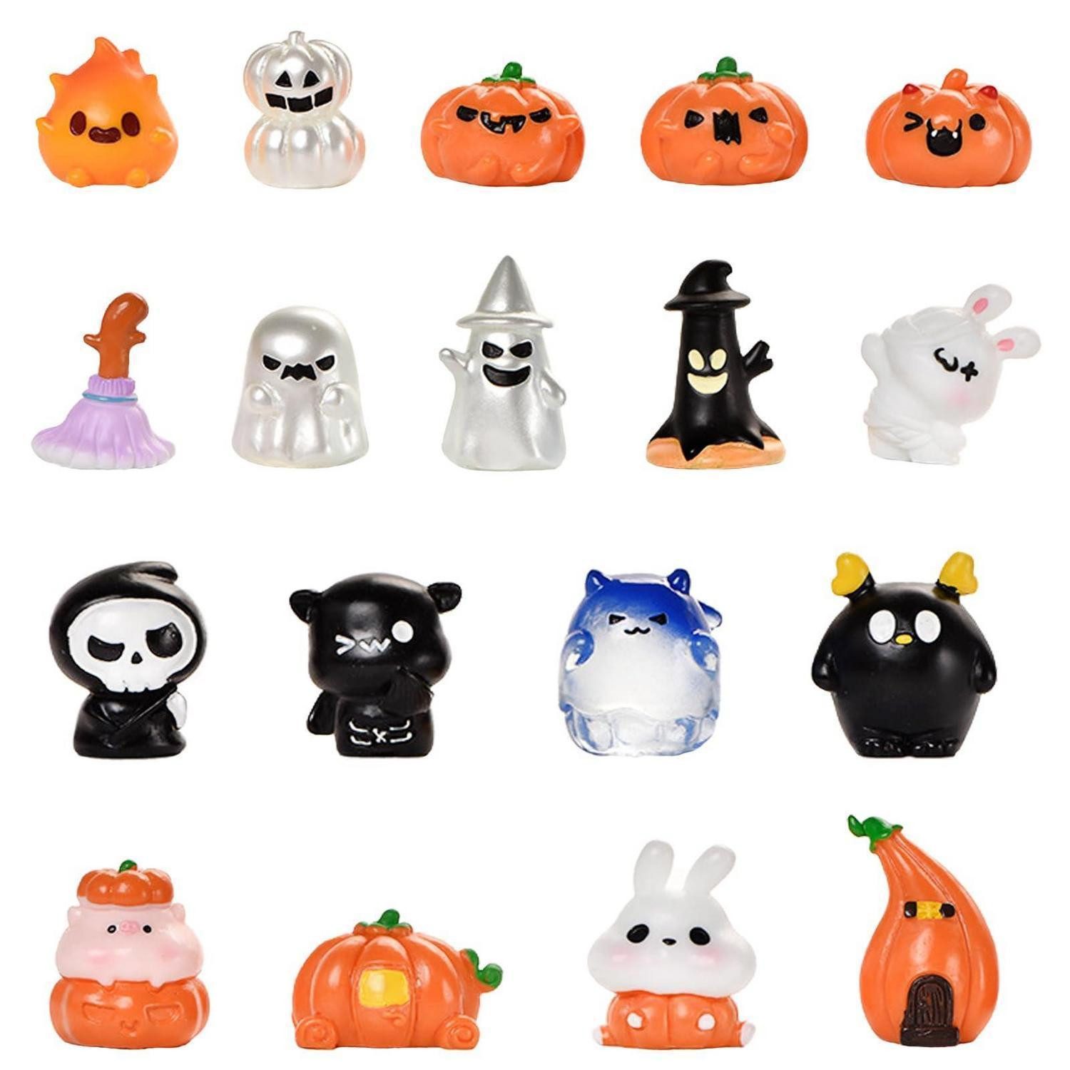 LuxusKollektion Fantasy-Figur Mini Halloween Figuren Harz Deko 18 Stk (18 St)