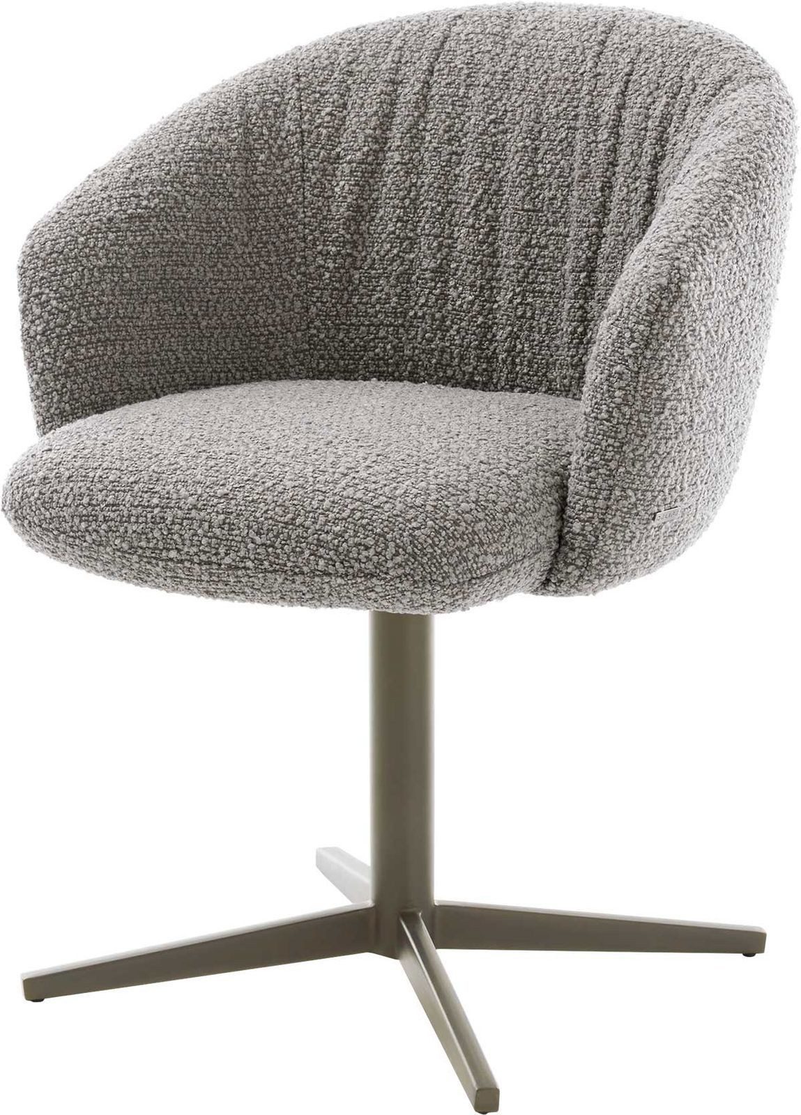 DELIFE Polsterstuhl Caja-Flex, mit Armlehnen Fußkreuz günstig online kaufen