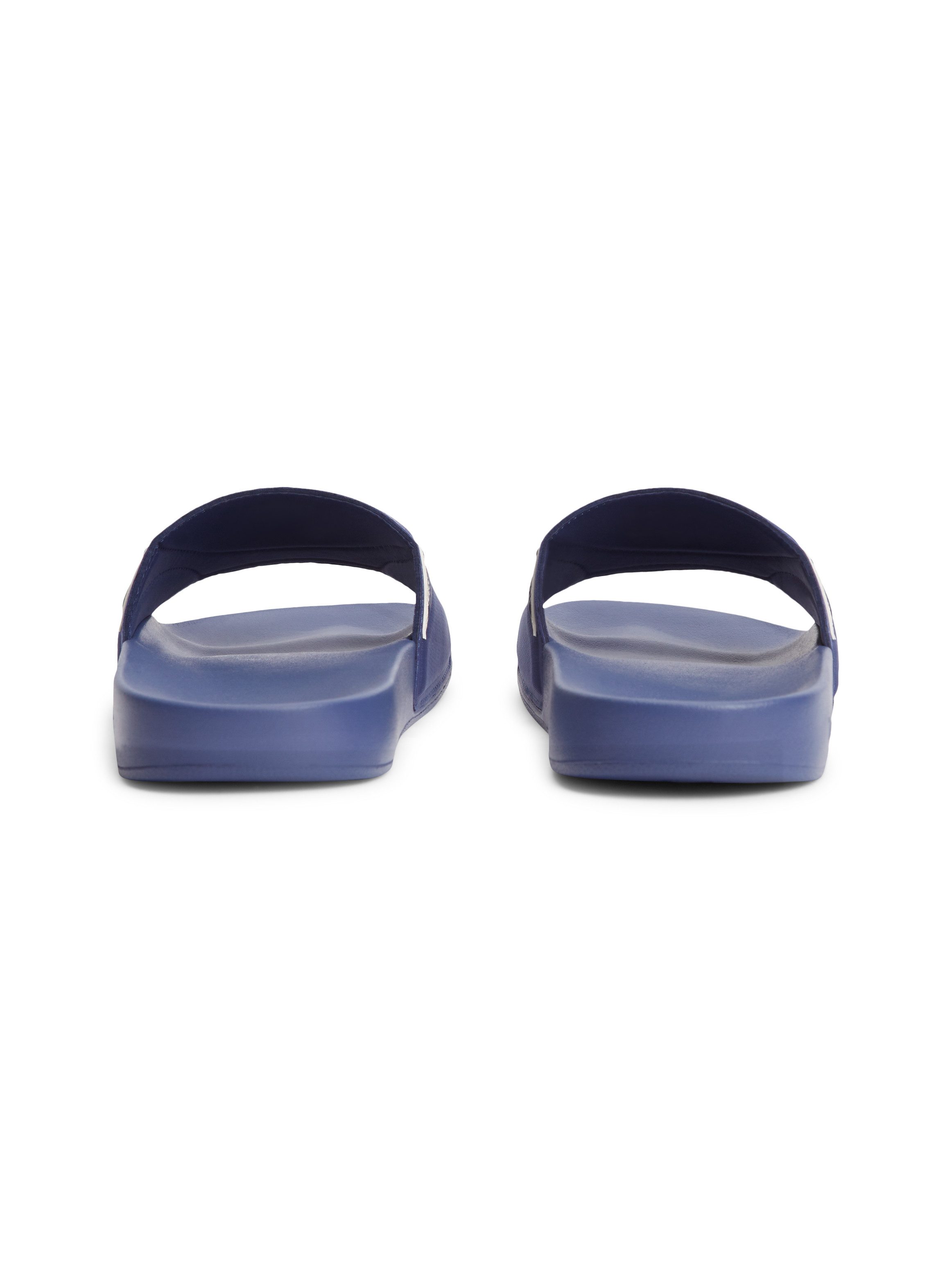 Tommy Jeans TOMMY JEANS SEASONAL POOL SLIDE Pantolette Poolslides, Sommerschuh, Schlupfschuh mit Kontrastbesätzen