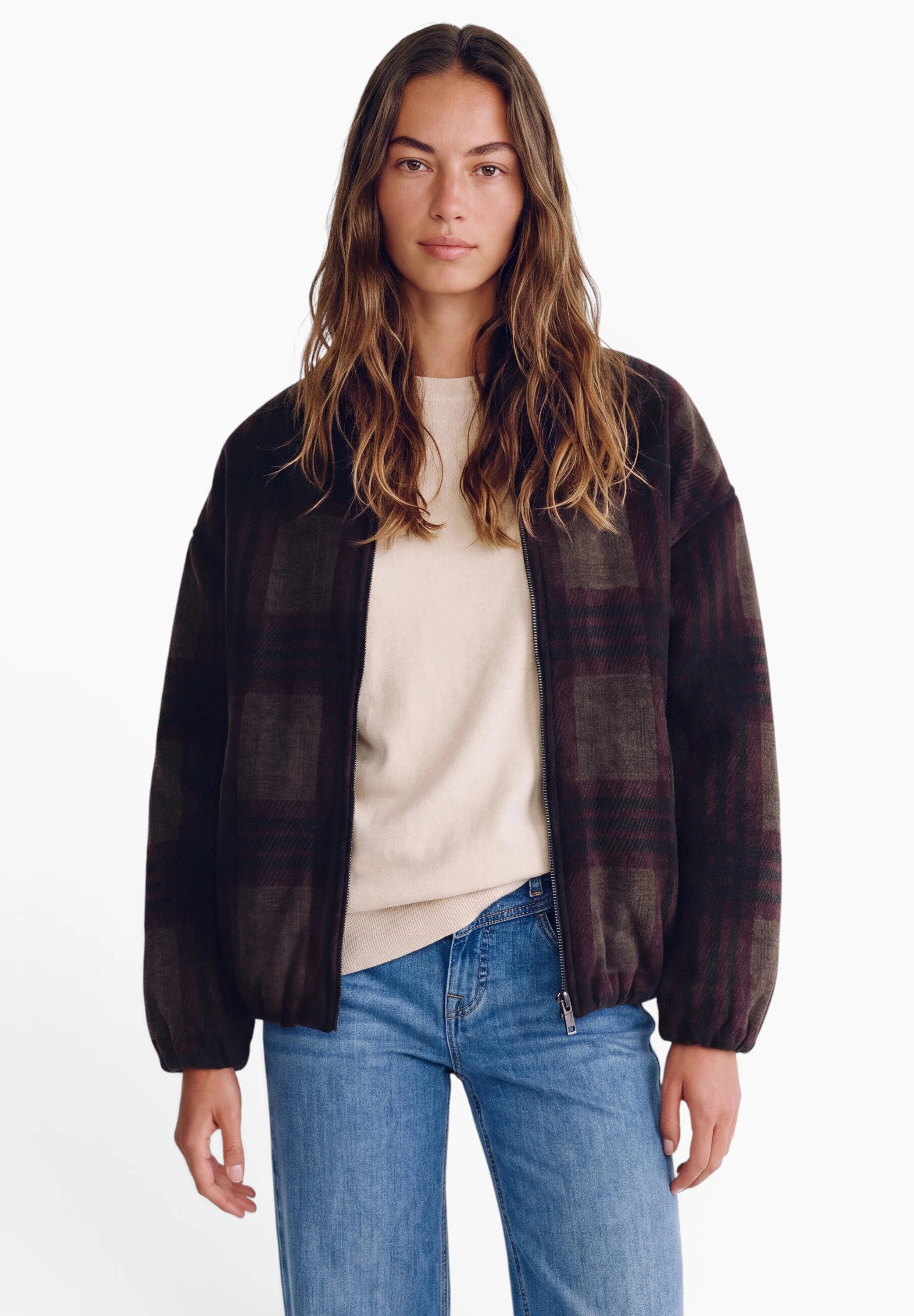 STREET ONE STUDIO Blouson mit Karomuster