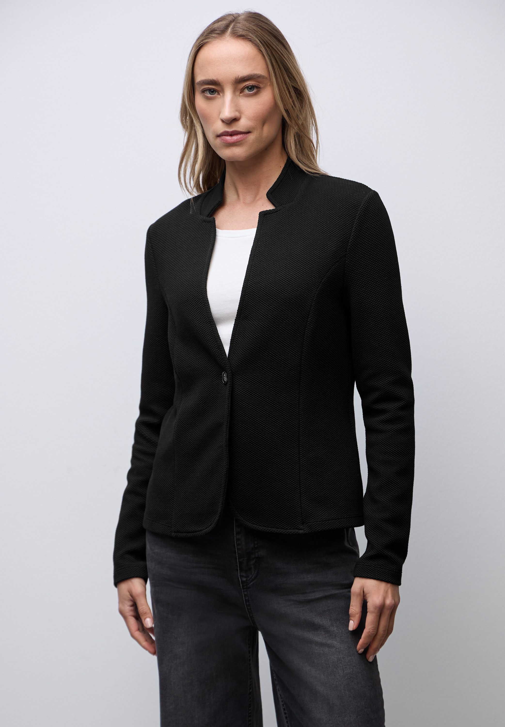 STREET ONE Kurzblazer im soften Baumwoll-Mix günstig online kaufen