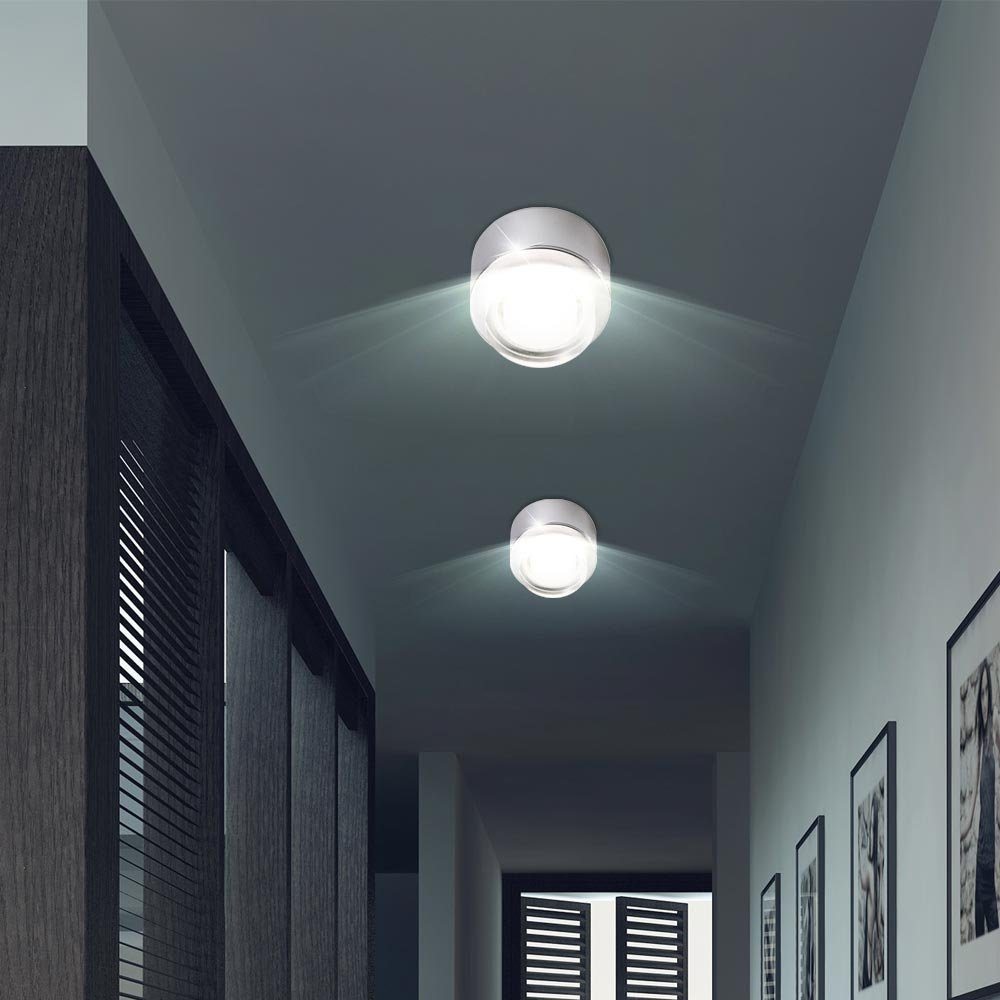 etc-shop LED Einbaustrahler, LED-Leuchtmittel Aufbau verbaut, fest Zimmer LED Down Set Strahler 6er Warmweiß, Wohn Arbeits Decken