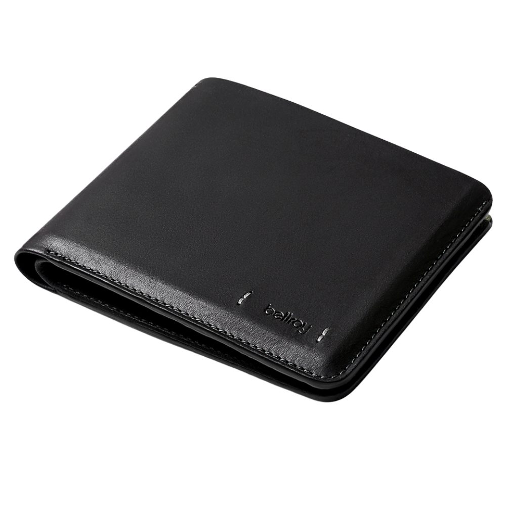 Bellroy Brieftasche Hide & Seek Premium, Für 5-12 Karten, RFID geschützt, Premium Leder Black