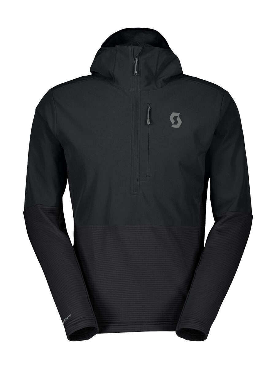 Stehkragenpullover SCO Pullover M's Defined Tech Hybrid black