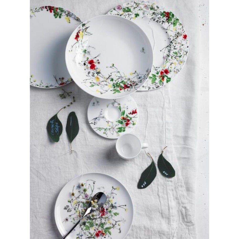 Rosenthal Kaffeekanne Kaffeekanne Brillance Fleurs Sauvages, 1.50 l, Kaffeekanne Brillance Fleurs Sauvages, Ø24,4cm, Bone China, mehrfarbig