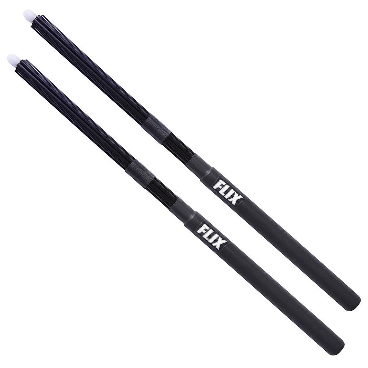 Flix Schlagzeug Flix FFTR Tips Black Heavy Rock Drumsticks Rods