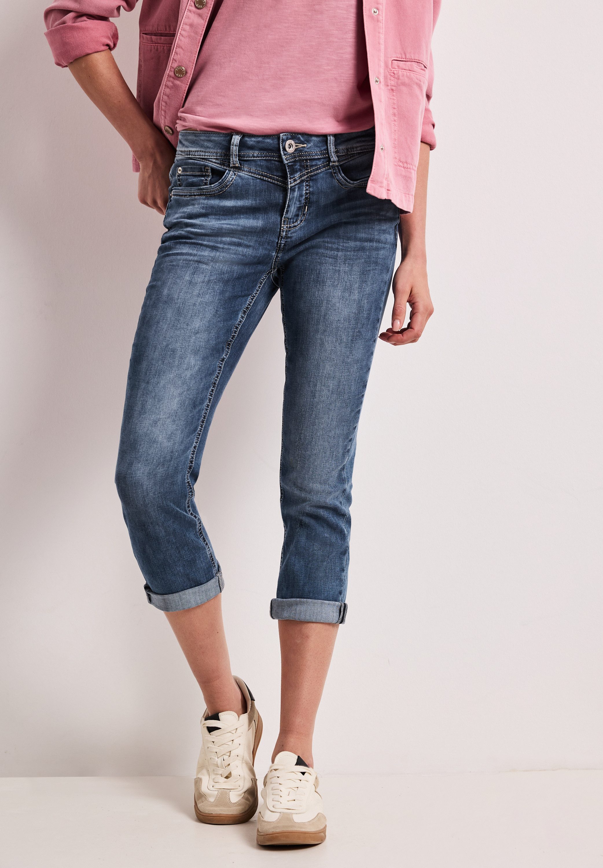 STREET ONE Slim-fit-Jeans Middle Waist – Bild 2 von 5