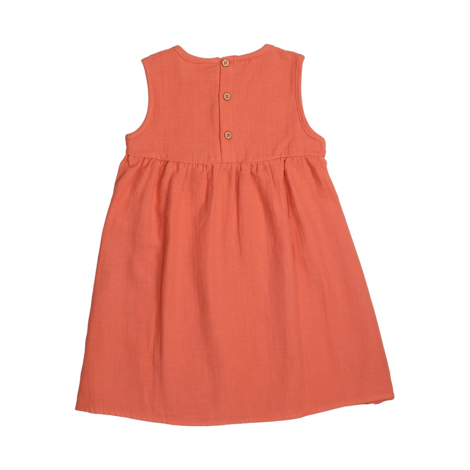 Walkiddy Sommerkleid Ärmelloses Kleid aus Bio-Baumwolle in Braunton Bio Baumwolle,GOTS,Kinderbekleidung,nachhaltige Klamotten,Kleid