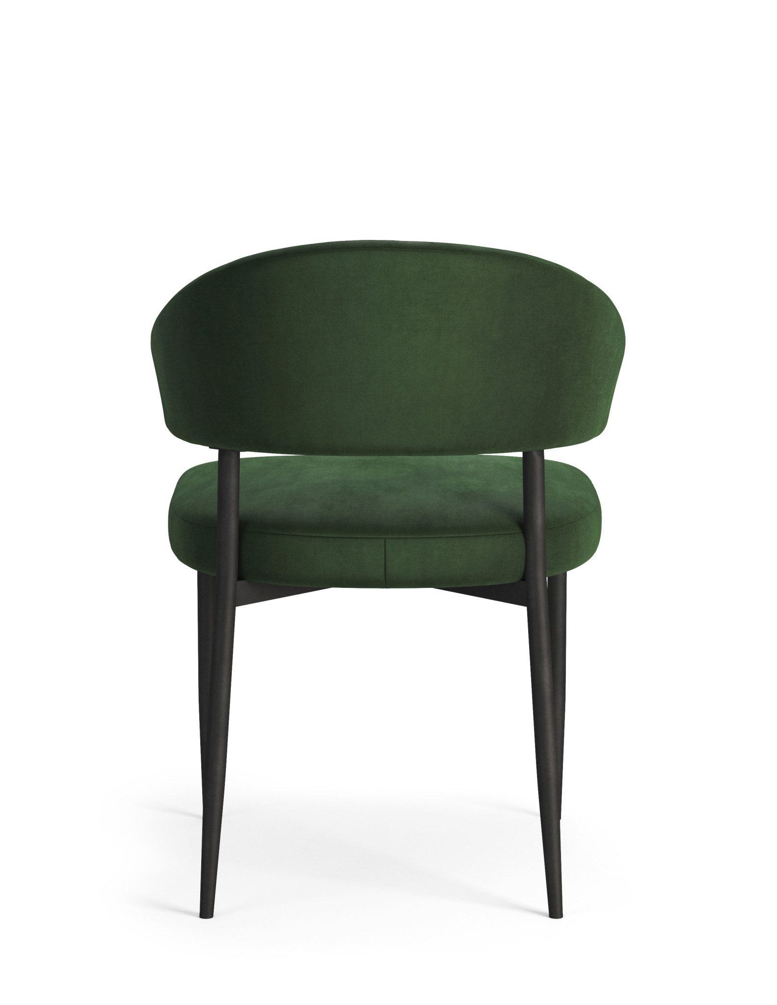 designimpex Esszimmerstuhl 2er Set Design Iris Stuhl Stühle Samt