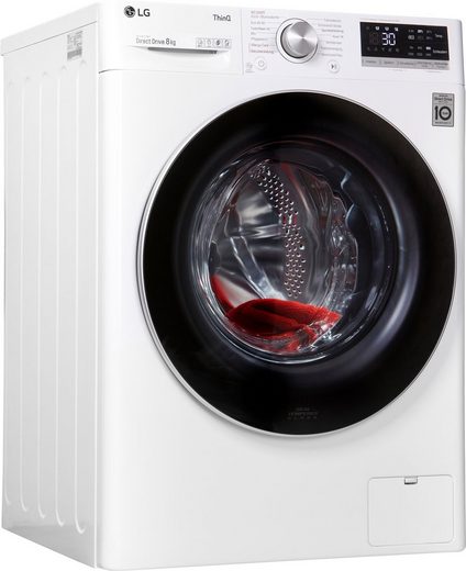 LG Waschmaschine F4WV508S1, 8 kg, 1400 U/min