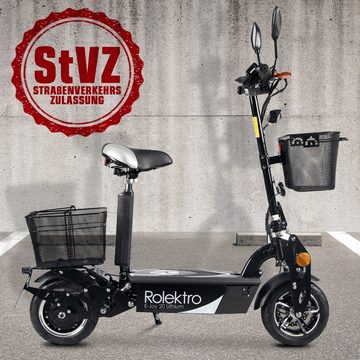 Rolektro Sitzscooter »Rolektro E-Joy 20 Lithium«, 20 km/h, (mit Schutzblech)