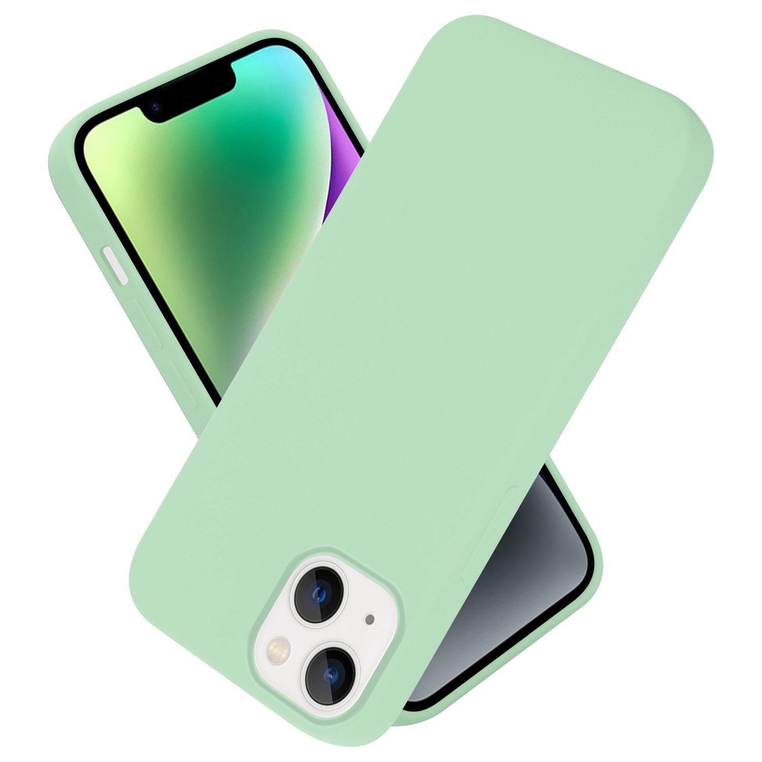 Cadorabo Handyhülle für iPhone 14 PLUS Hülle Apple iPhone 14 PLUS, Flexible Hülle TPU Silikon Schutzhülle Back Cover Case