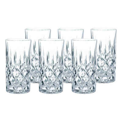 Nachtmann Longdrinkglas Noblesse Longdrinkgläser 375 ml 6er Set, Glas
