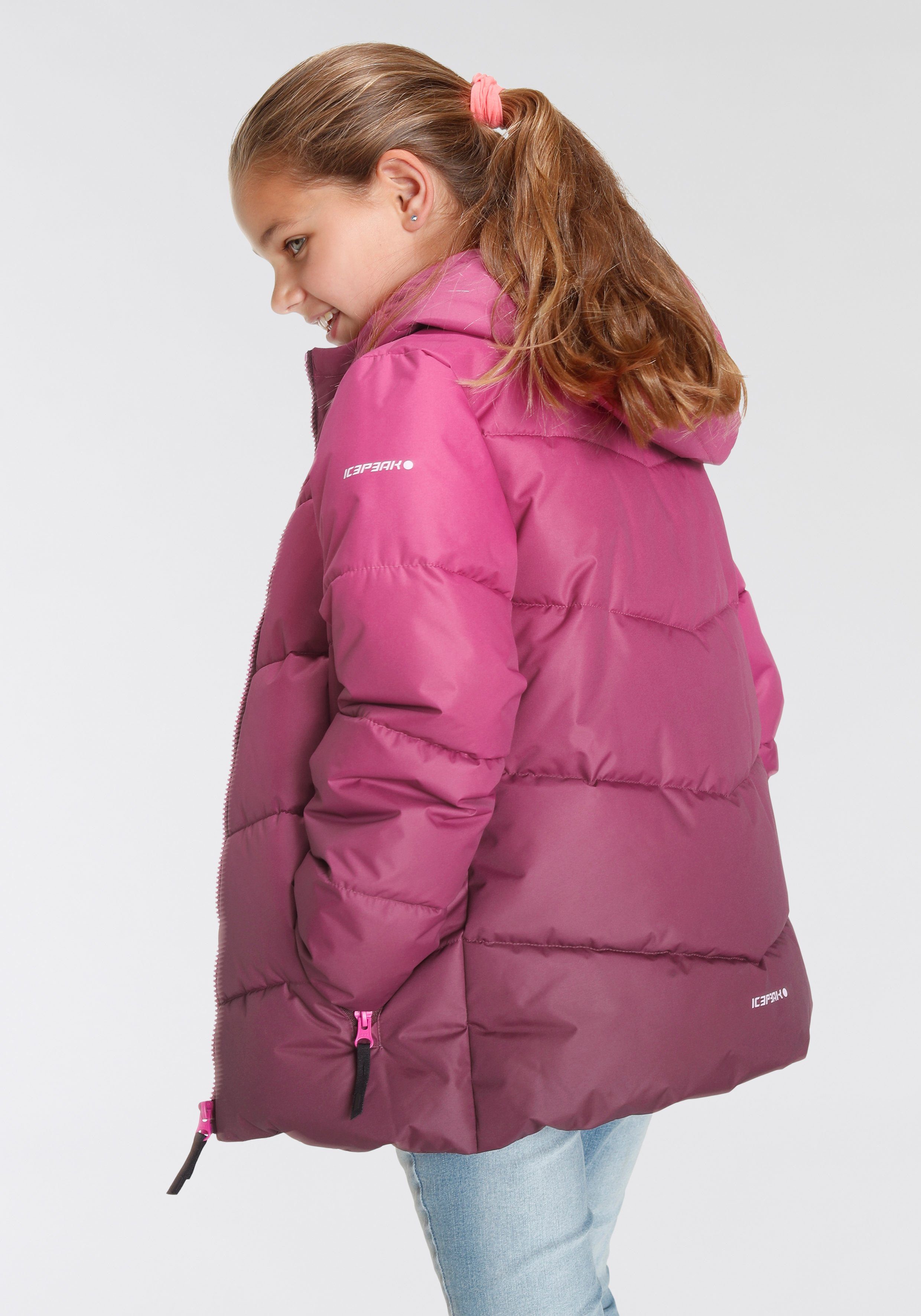 Icepeak Steppjacke & - JR pink für Wasserabweisend Atmungsaktiv & PIQEON Windabweisend Kinder