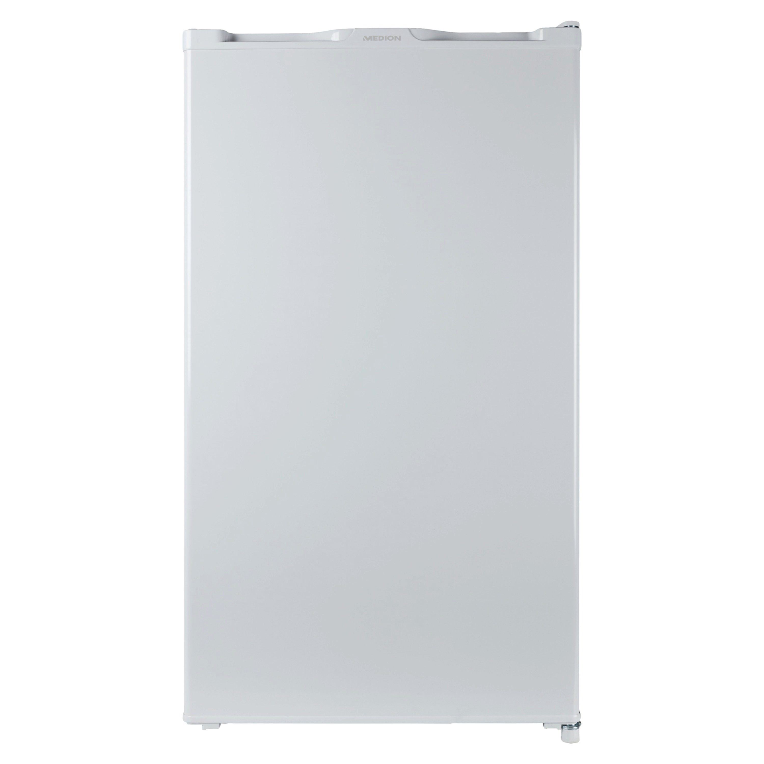Medion® Kühlschrank MD37192, 85 cm hoch, 48 cm breit, 88L 85cm 85kWh 39dB N/ST/T freistehend EEK E in weiß, MD37192