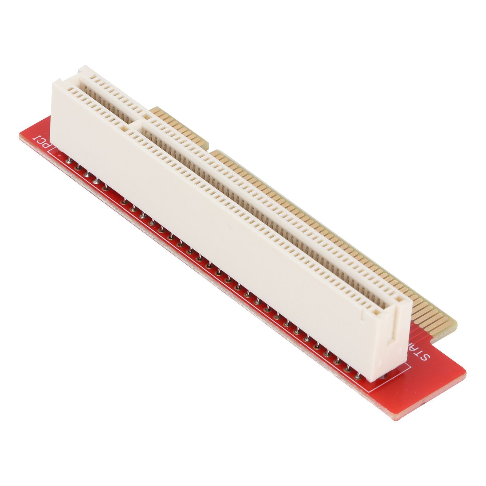 Bolwins G51 PCI Riser Karte PCI Stecker auf PCI Buchse Verlängerung Adapter PC Computer-Adapter PCI 32-Bit Stecker (männlich, 90° abgewinkelt) zu PCI 32-Bit Buchse (weiblich), 0 cm, 90° Winkel-Design für enge Gehäuse, kompakt und leicht, Plug & Play