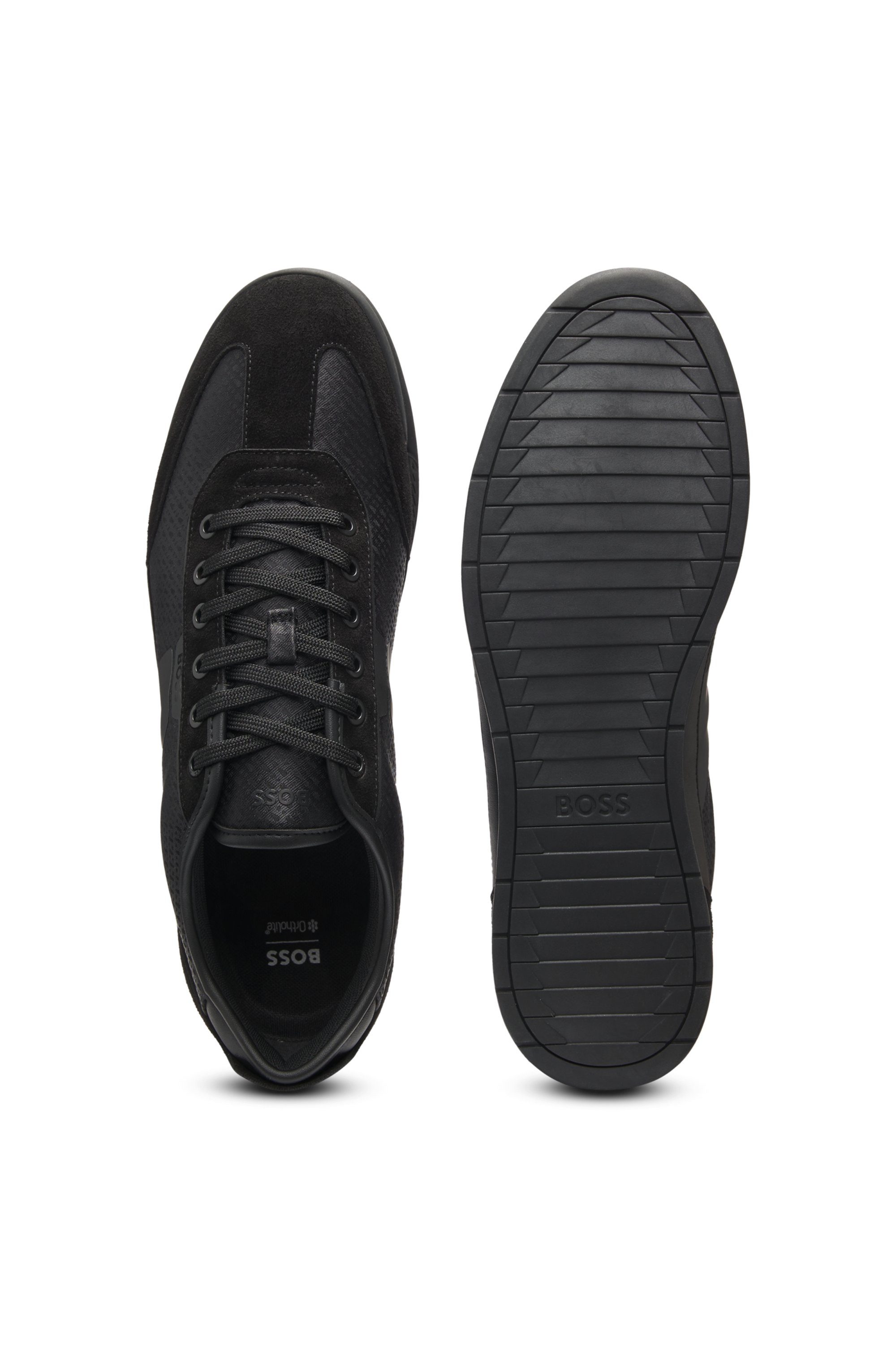 BOSS Nitan Lowp Sneaker Casual-Halbschuh, Freizeitschuh mit Logoschriftzug