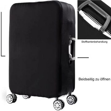 FELIXLEO Kofferhülle Reiseschutzbezüge elastisch Staubschutz Elastan Koffer 19 bis 32 cm