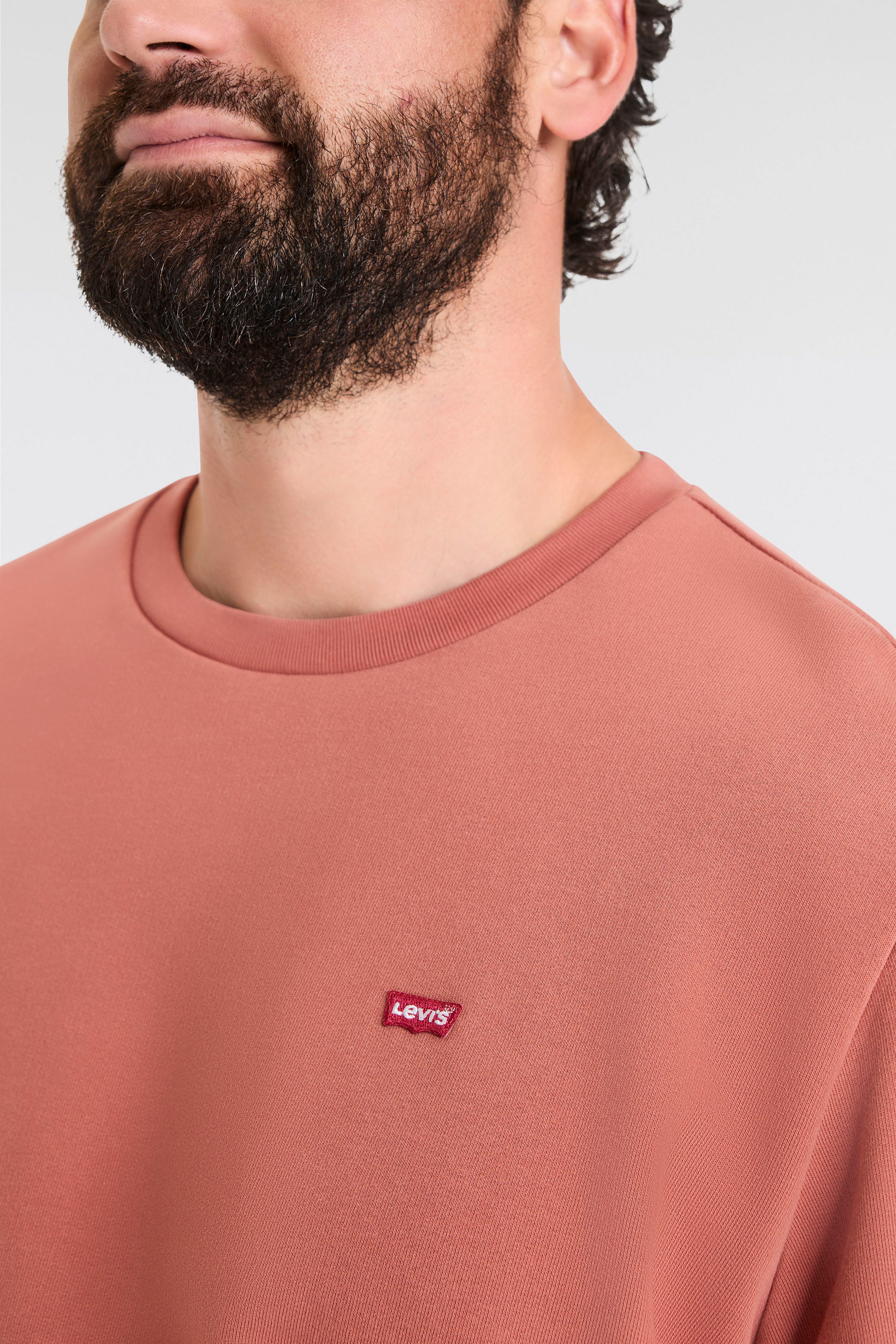 Levi's® Plus Sweatshirt BIG ORIGINAL HM CREW mit Batwing-Logobadge
