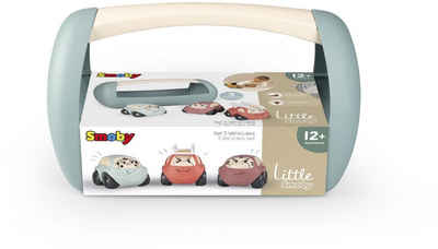Smoby Spielzeug-Auto Spielzeug Little Mini-Flitzer 3-er Set mit Box 7600140204