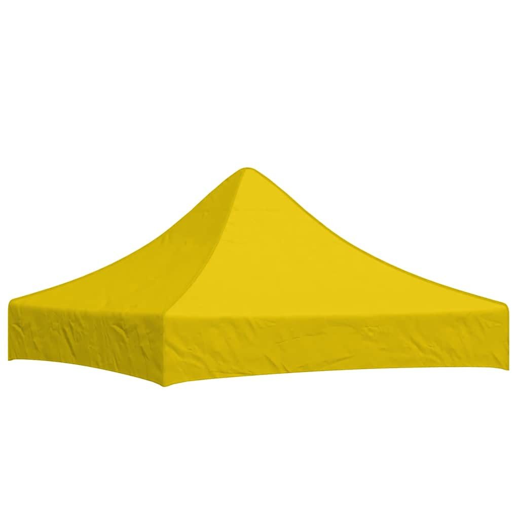 vidaXL Pavillon-Ersatzdach Partyzelt-Dach 2x2 m Gelb 270 g/m², 200 x 200 cm